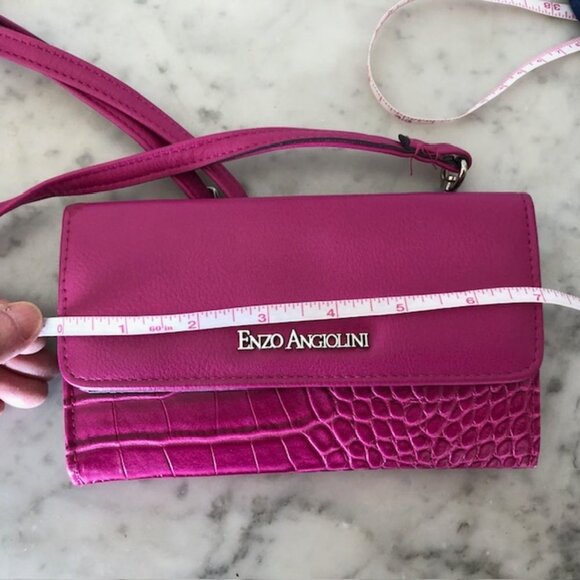 ENZO ANGIOLINI Fushia Convertible Wallet Crossbody - Picture 13 of 16